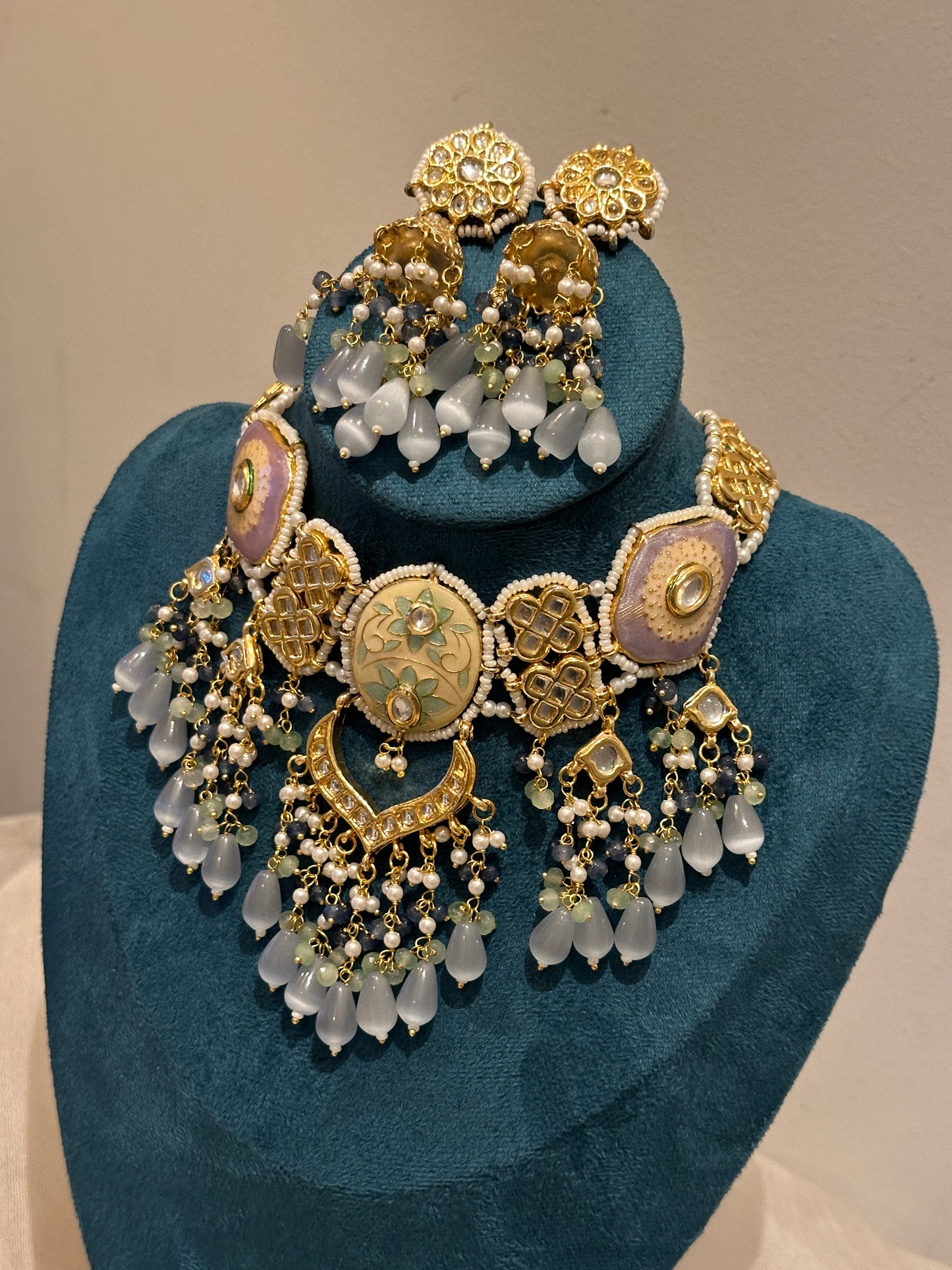 MEENAKARI CHOKAR SET