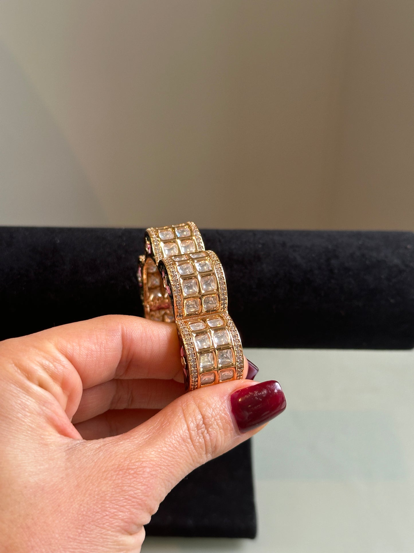 MEENAKARI POLKI BANGLES