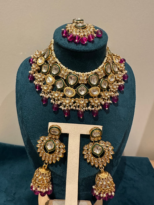 BRIDAL NECKLACE SET(Budget Friendly)
